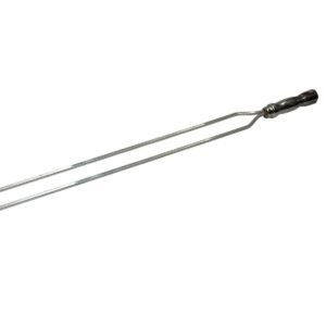 ESPETO DUPLO EM ALUMÍNIO 50 CM